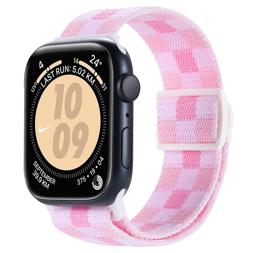 Super Stylish Apple Smartwatch Nylon Universel Strap - Pink#serie_3