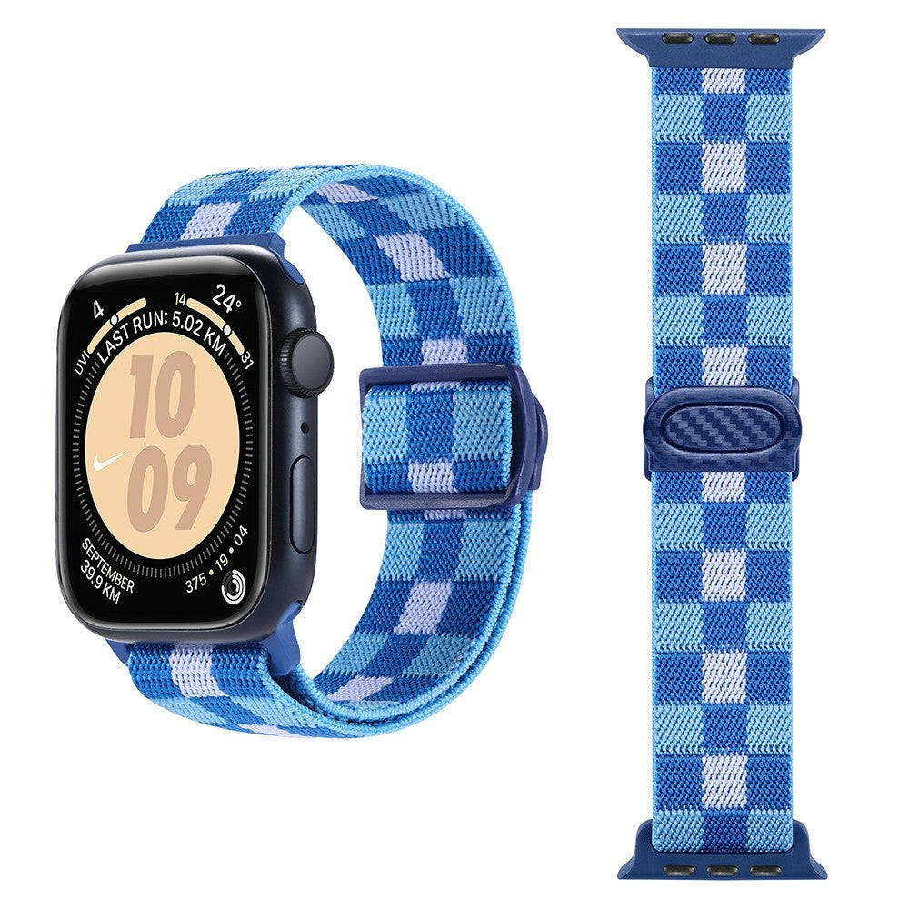 Super Stylish Apple Smartwatch Nylon Universel Strap - Blue#serie_6