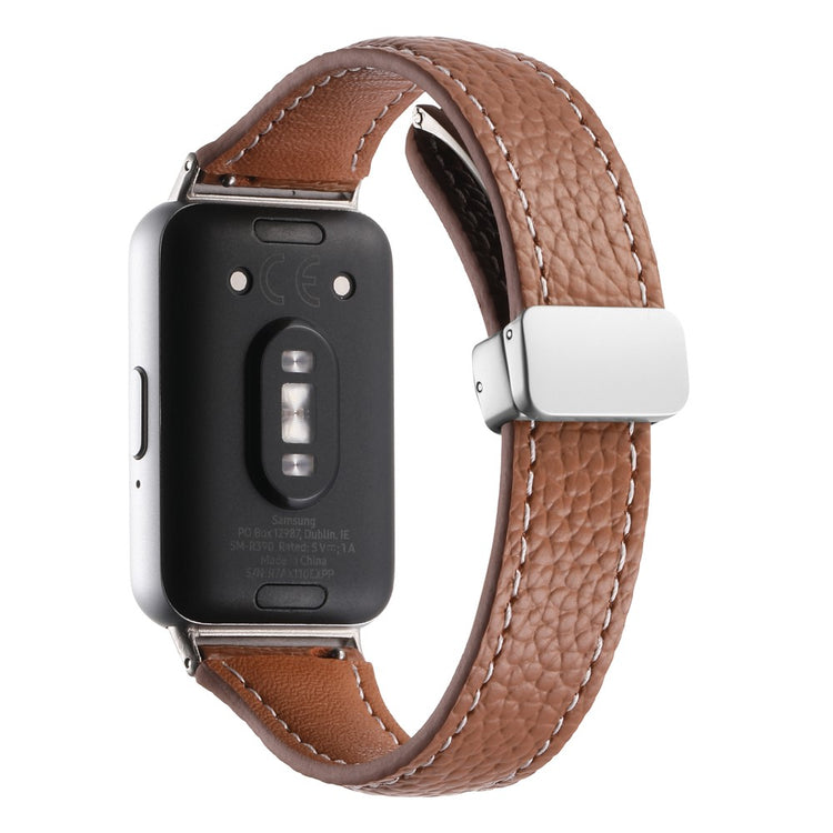 Super Pleasant Samsung Galaxy Fit 3 Genuine Leather Strap - Brown#serie_11