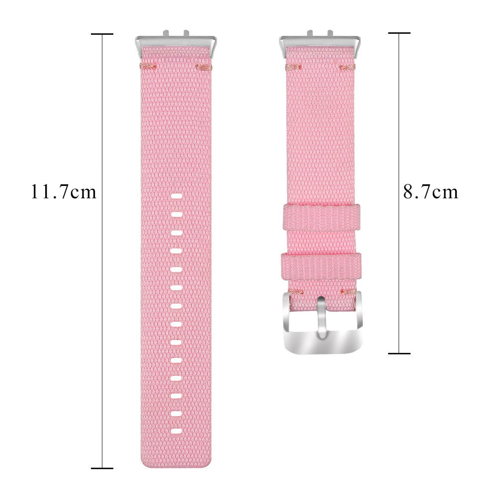 For Samsung Galaxy Fit3 SM-R390 Watch Band Nylon Canvas Strap Replacement - Pink#serie_2