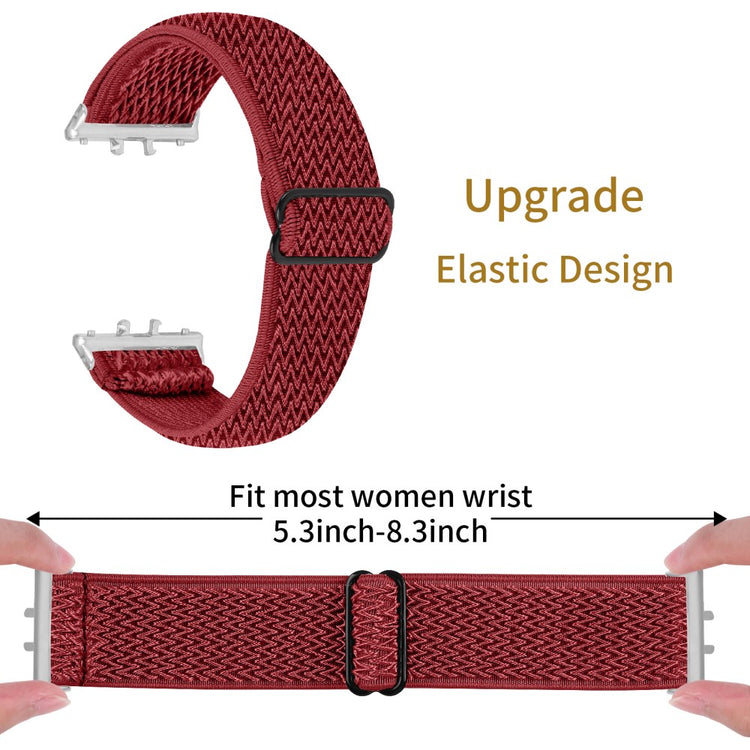 Absolutely Fashionable Samsung Galaxy Fit 3 Nylon Strap - Red#serie_11