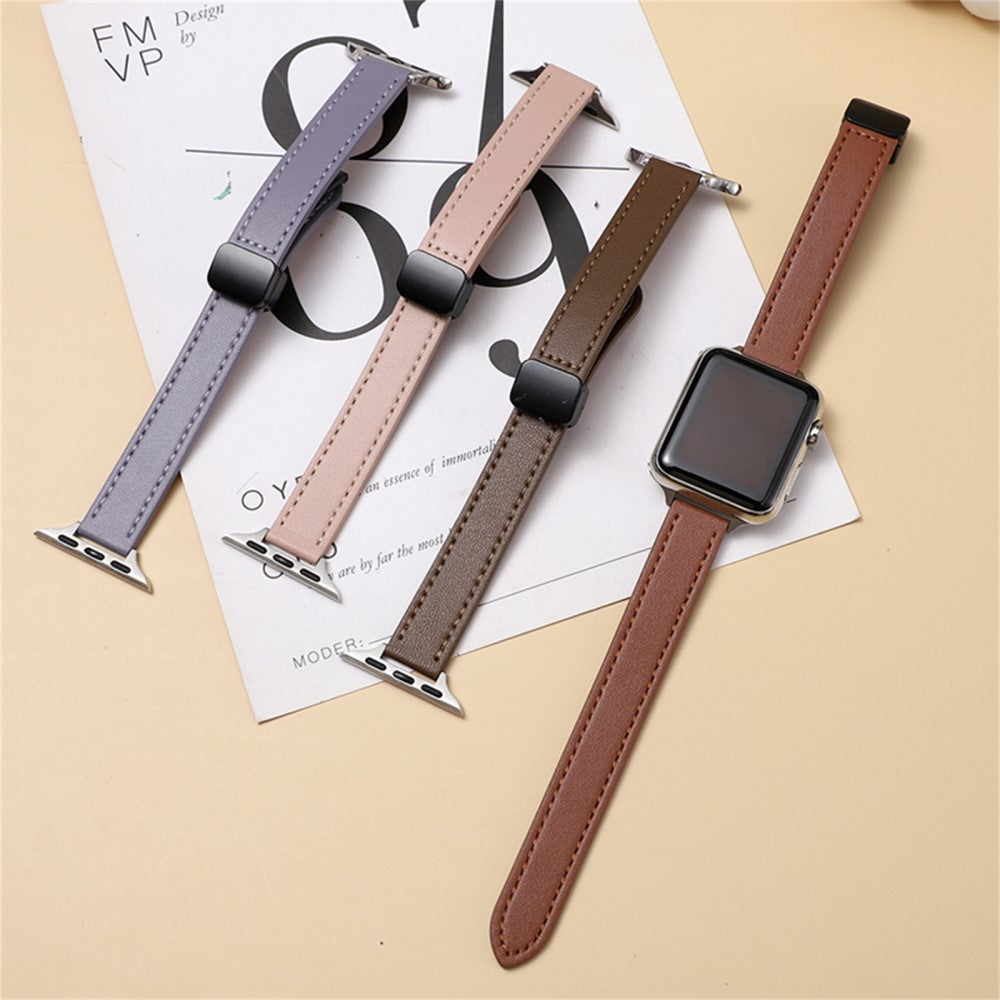 Strong Apple Smartwatch Pu Leather Universel Strap - White#serie_7