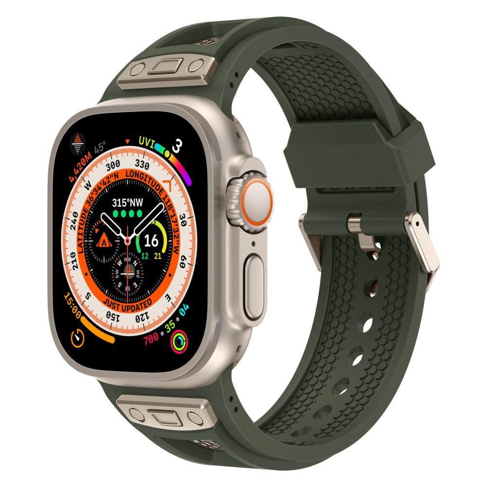 Mega Nice Apple Smartwatch Silicone Universel Strap - Green#serie_6