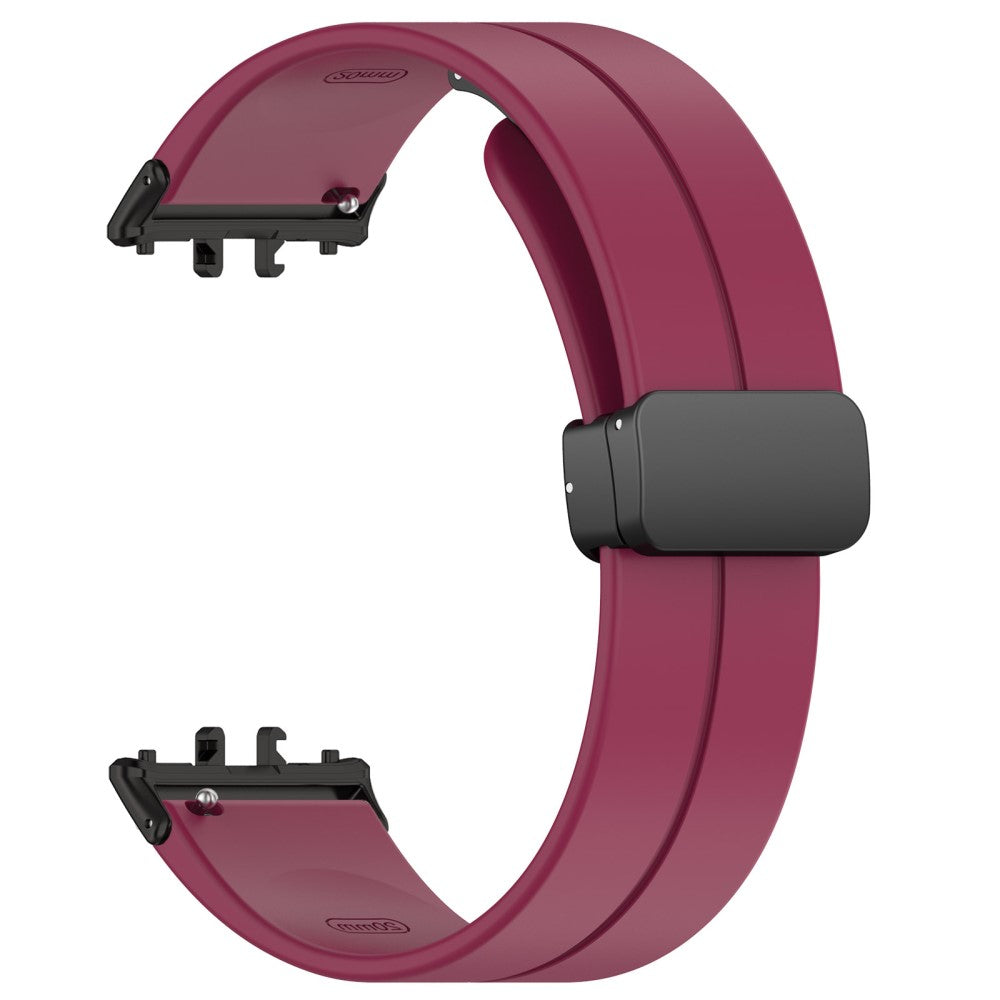 Super Comfortable Samsung Galaxy Fit 3 Silicone Strap - Red#serie_8