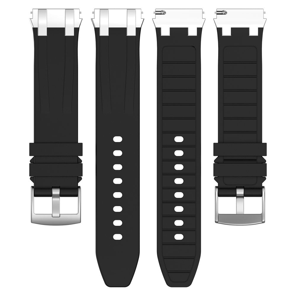 Elegant Smartwatch Silicone Universel Strap - Black#serie_1