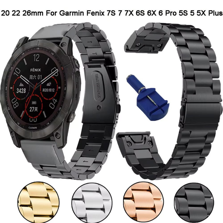 Stylish Garmin Smartwatch Metal Universel Strap - Multicolor#serie_3