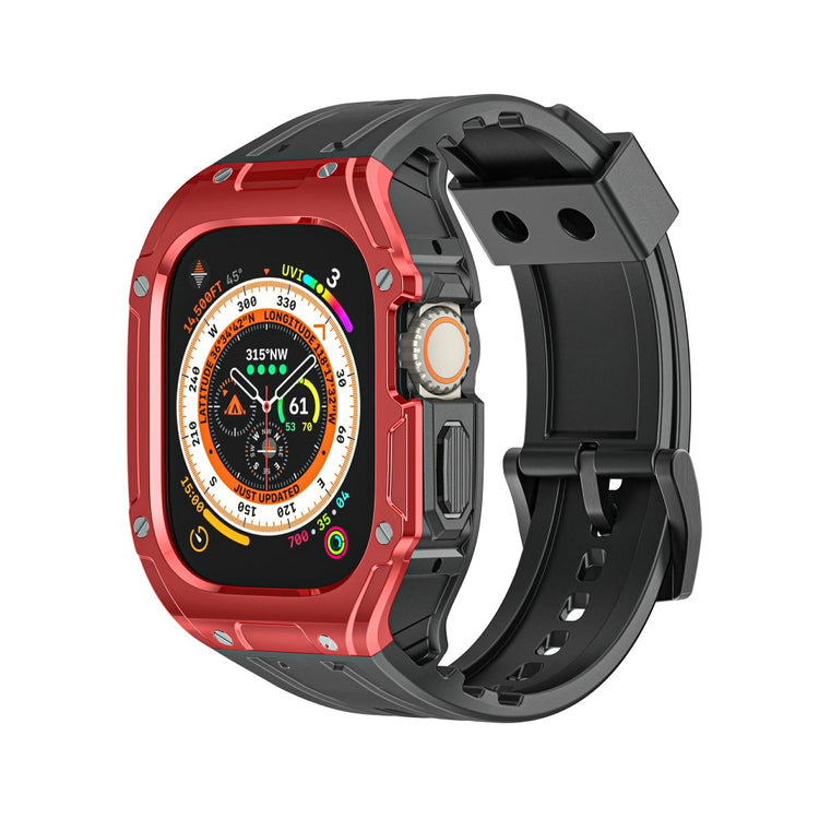 Apple Watch Ultra / Apple Watch Ultra 2 Silicone Universel Strap - Red#serie_3