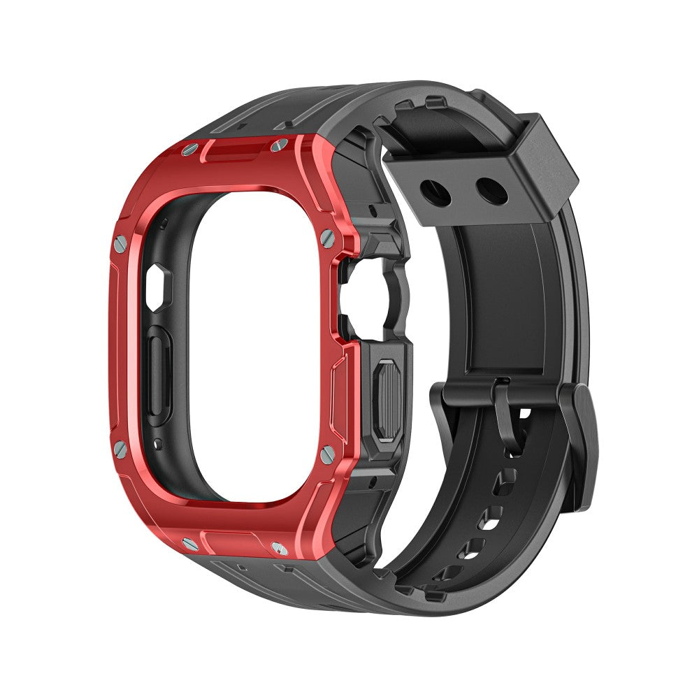 Apple Watch Ultra / Apple Watch Ultra 2 Silicone Universel Strap - Red#serie_3