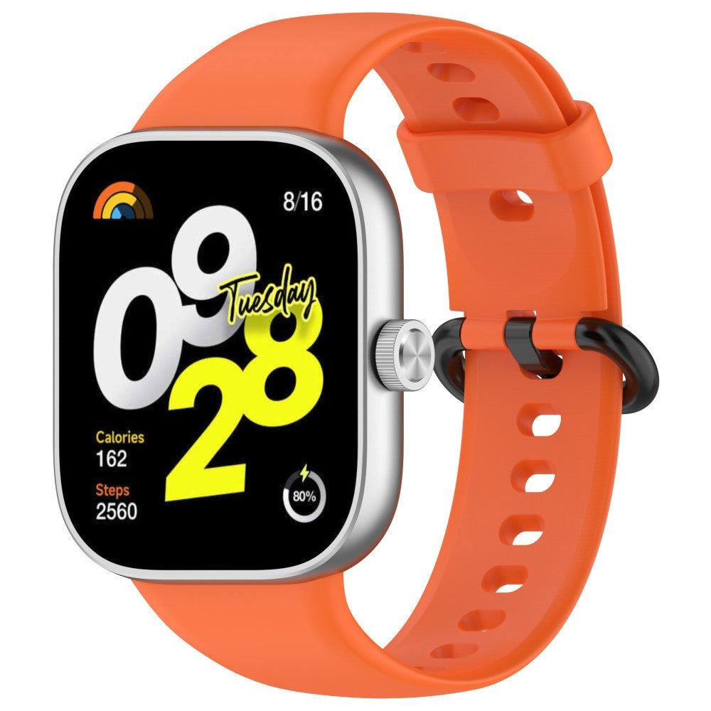 Absolutely Good Xiaomi Redmi Watch 4 Silicone Strap - Orange#serie_4