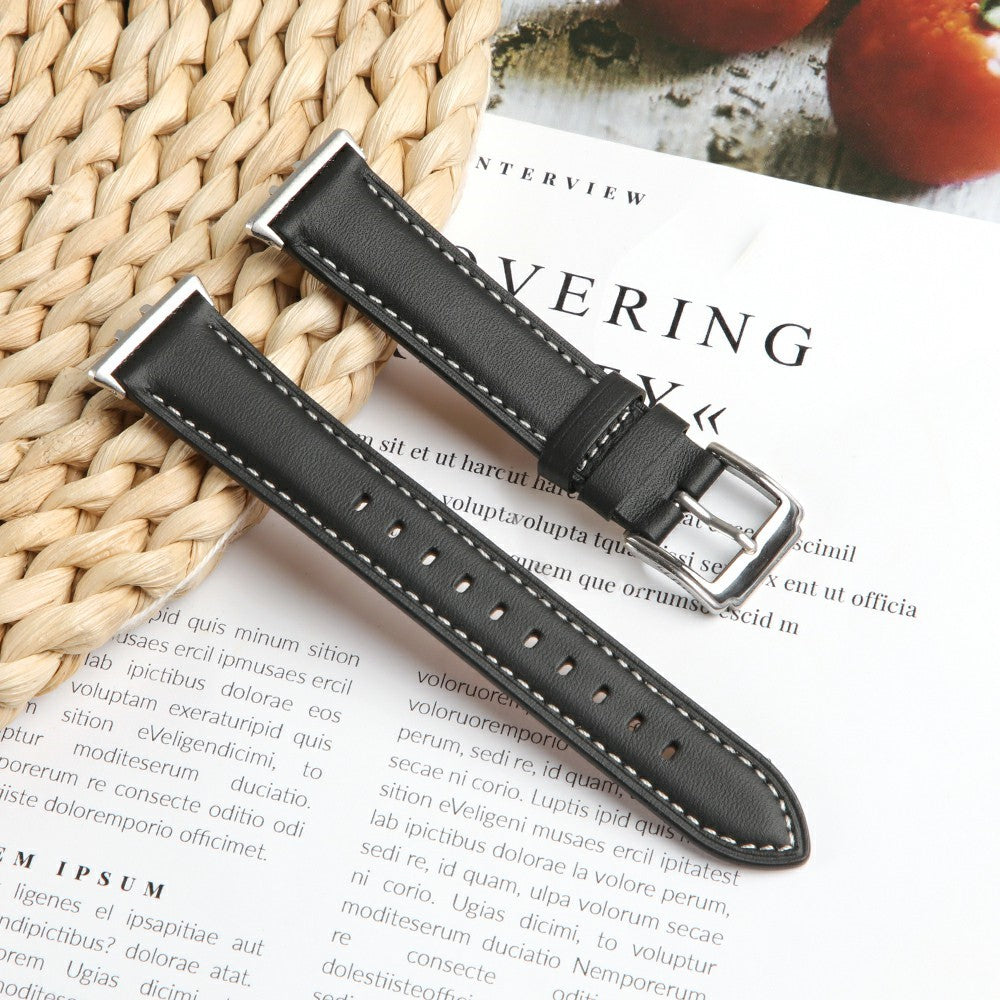 Remarkably Delightful Honor Band 9 Genuine Leather Strap - Black#serie_3