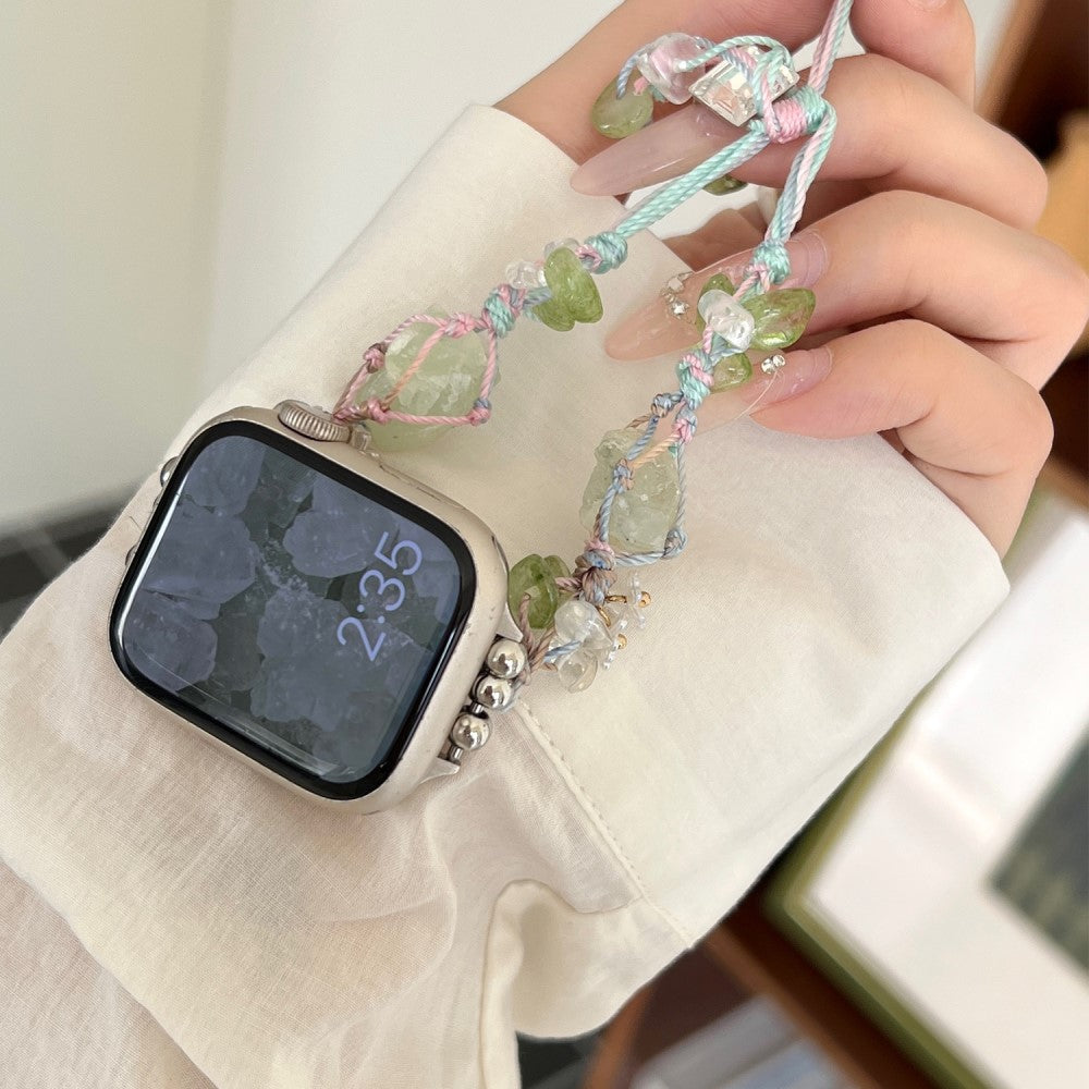 Really Beautiful Apple Smartwatch Stone Universel Strap - Green#serie_2