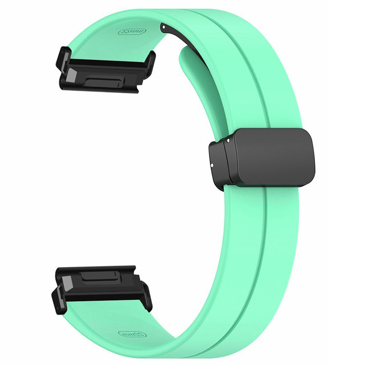 Garmin Fenix 7S / 6S / 5S 20mm Watch Band Magnetic Buckle Silicone Watch Strap - Mint Green#serie_2