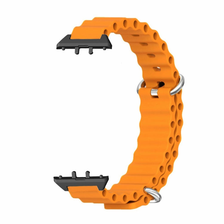 Super Fashionable Samsung Galaxy Fit 3 Silicone Strap - Orange#serie_3