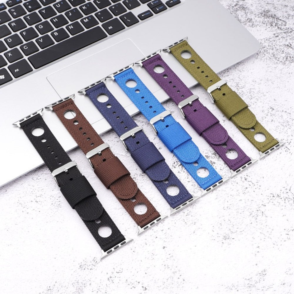 Super Cool Apple Smartwatch Nylon Universel Strap - Purple#serie_9