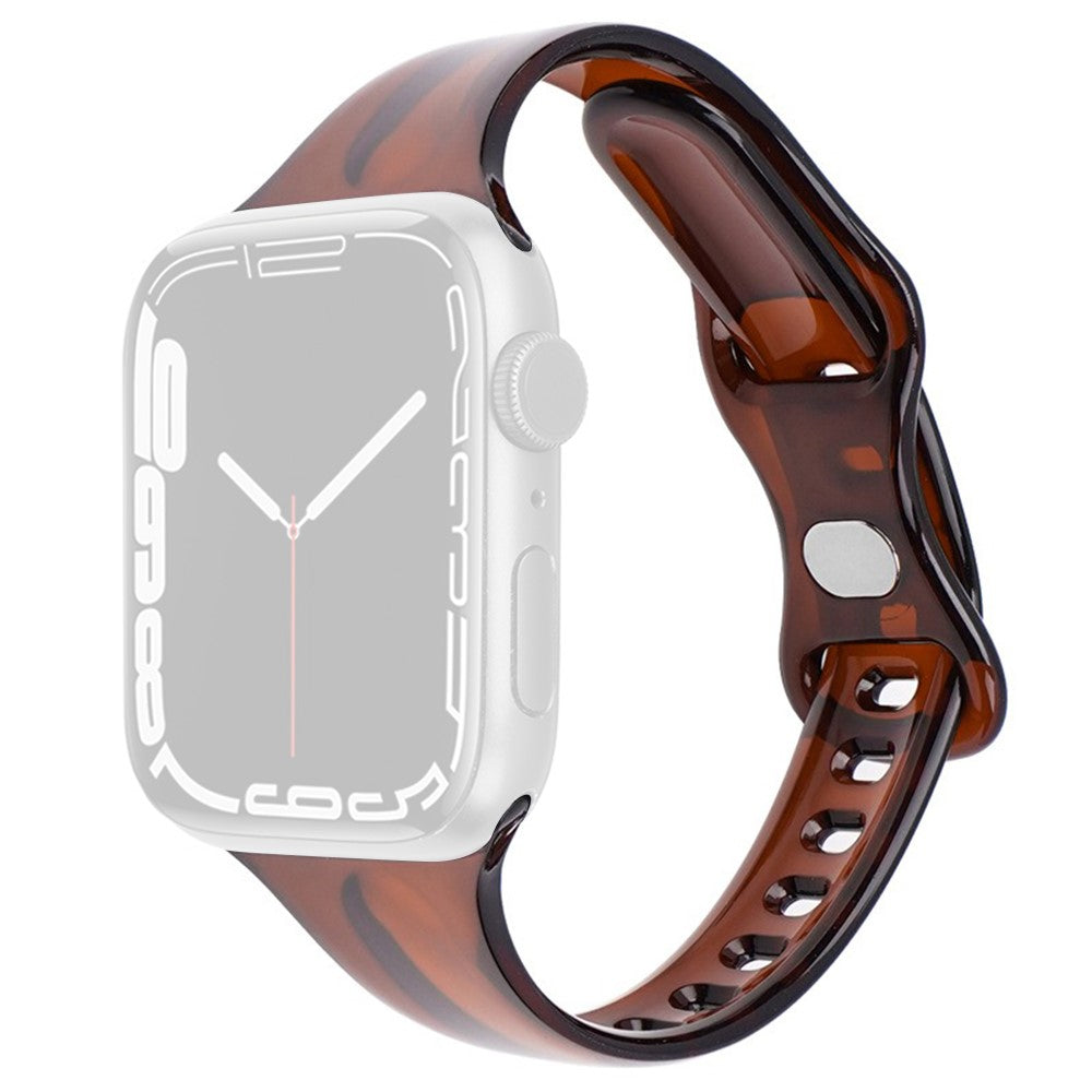 Remarkably Nice Apple Smartwatch Silicone Universel Strap - Brown#serie_13