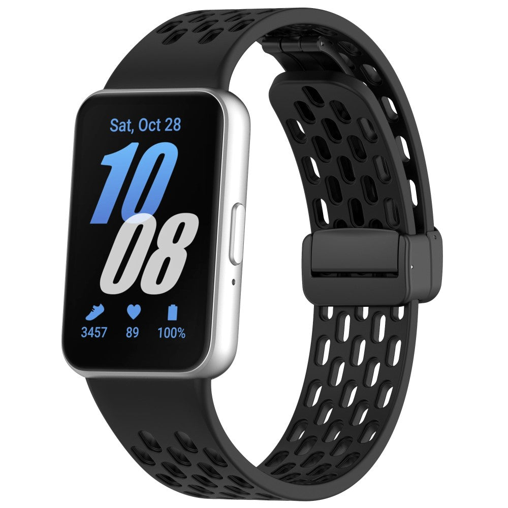 Increadibly Cute Samsung Galaxy Fit 3 Silicone Strap - Black#serie_1