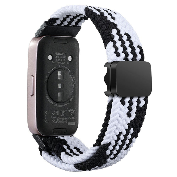 Mega Stylish Huawei Band 8 Nylon Strap - Black#serie_8