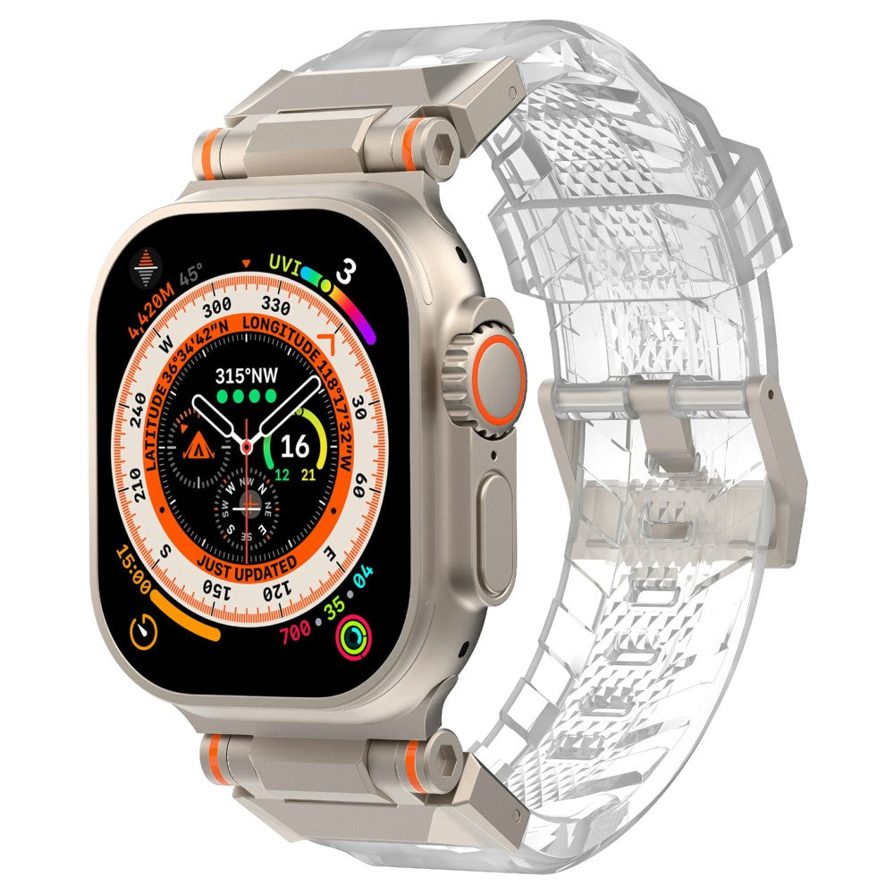 Cool Apple Smartwatch Silicone Universel Strap - Transparent#serie_4