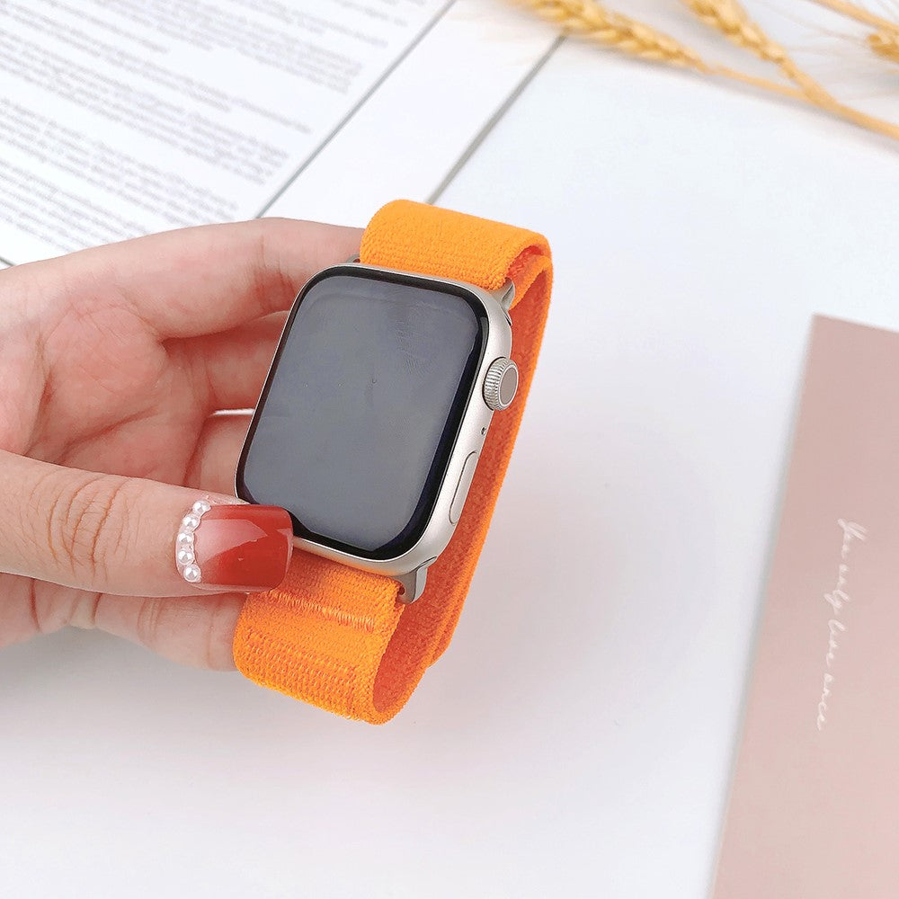 Super Stylish Apple Smartwatch Nylon Universel Strap - Orange#serie_10