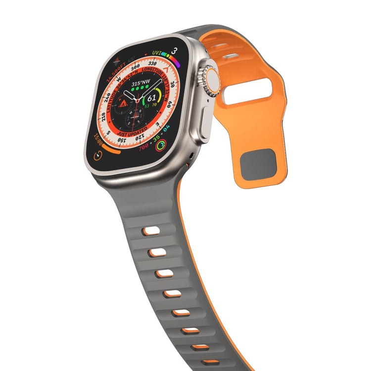 Tough Apple Smartwatch Silicone Universel Strap - Orange#serie_6