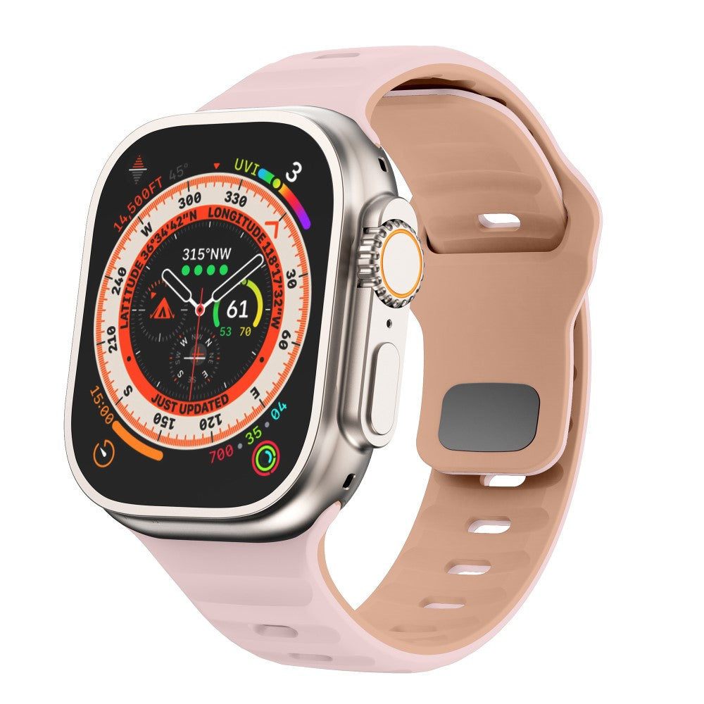 Remarkably Neat Apple Smartwatch Silicone Universel Strap - Pink#serie_5