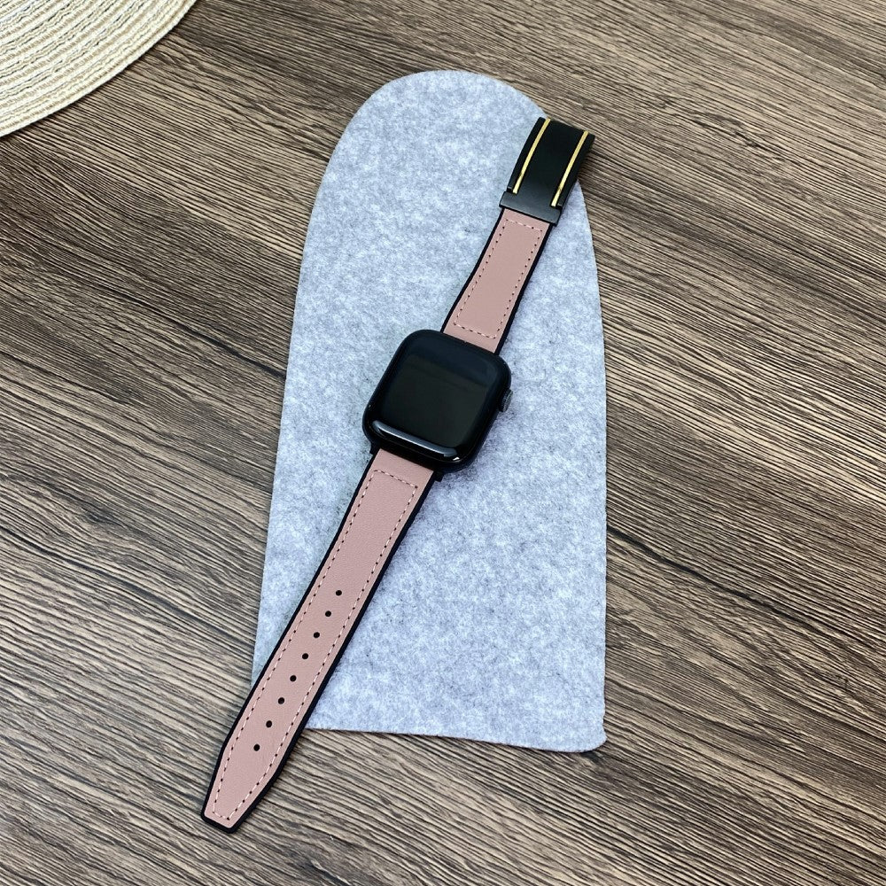 Comfortable Apple Smartwatch Pu Leather Universel Strap - Pink#serie_2