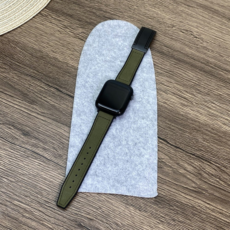 Nice Apple Smartwatch Genuine Leather Universel Strap - Green#serie_3