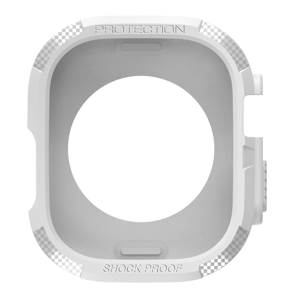 Comfortable Apple Watch Ultra Silicone Strap - White#serie_1