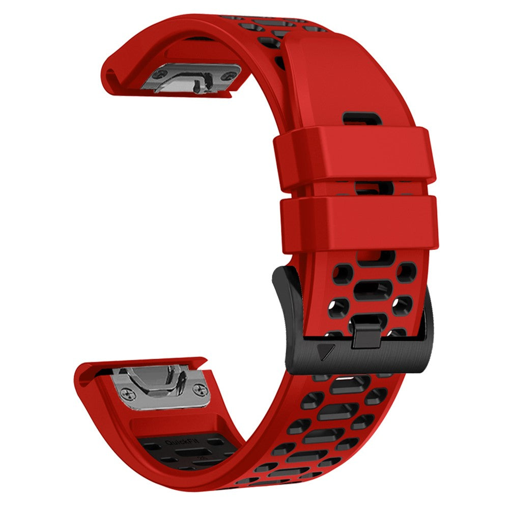 Superb Garmin Smartwatch Silicone Universel Strap - Red#serie_7