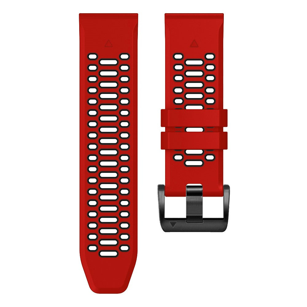 Comfortable Garmin Smartwatch Silicone Universel Strap - Red#serie_7