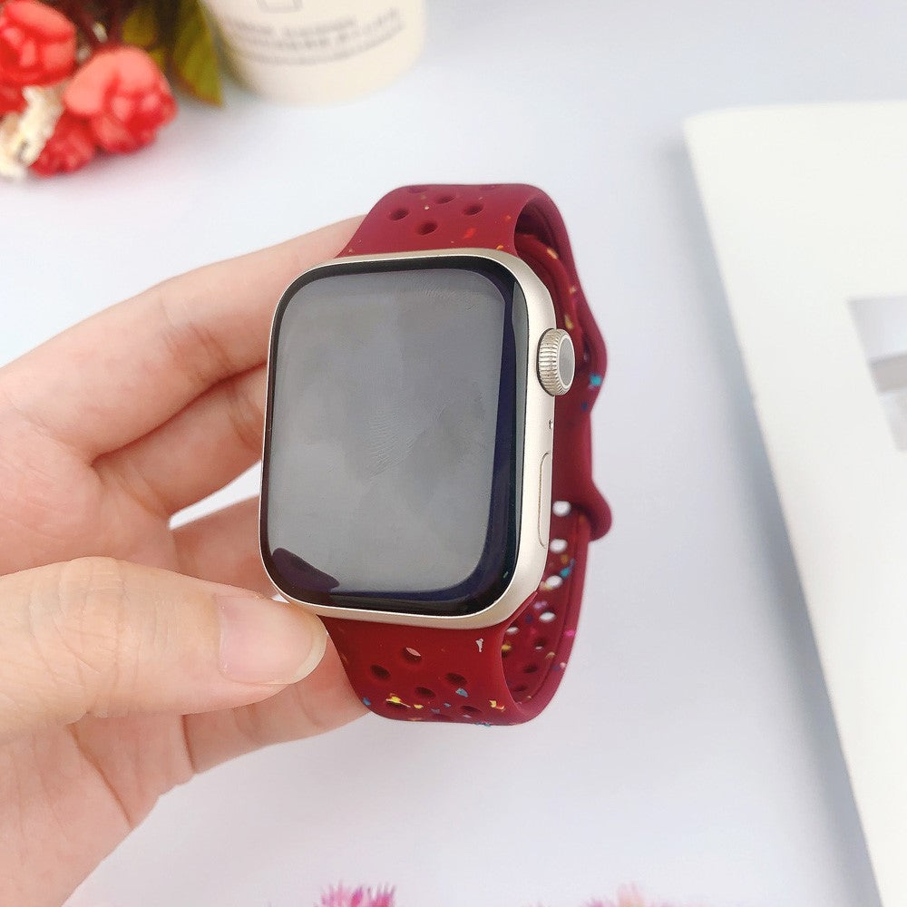 Incredibly Neat Apple Smartwatch Silicone Universel Strap - Red#serie_7