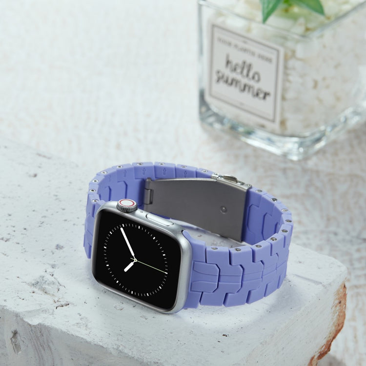 Super Agreeable Apple Smartwatch Silicone Universel Strap - Purple#serie_4