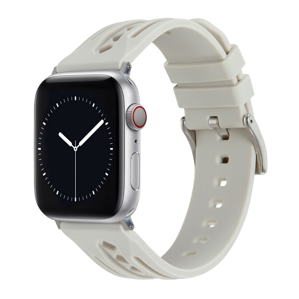 Mega Pleasant Apple Smartwatch Silicone Universel Strap - Silver#serie_7