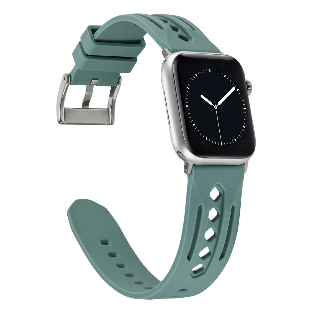 Durable Apple Smartwatch Silicone Universel Strap - Green#serie_5