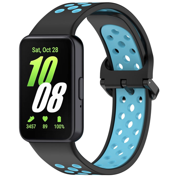 Super Stylish Samsung Galaxy Fit 3 Silicone Strap - Blue#serie_6