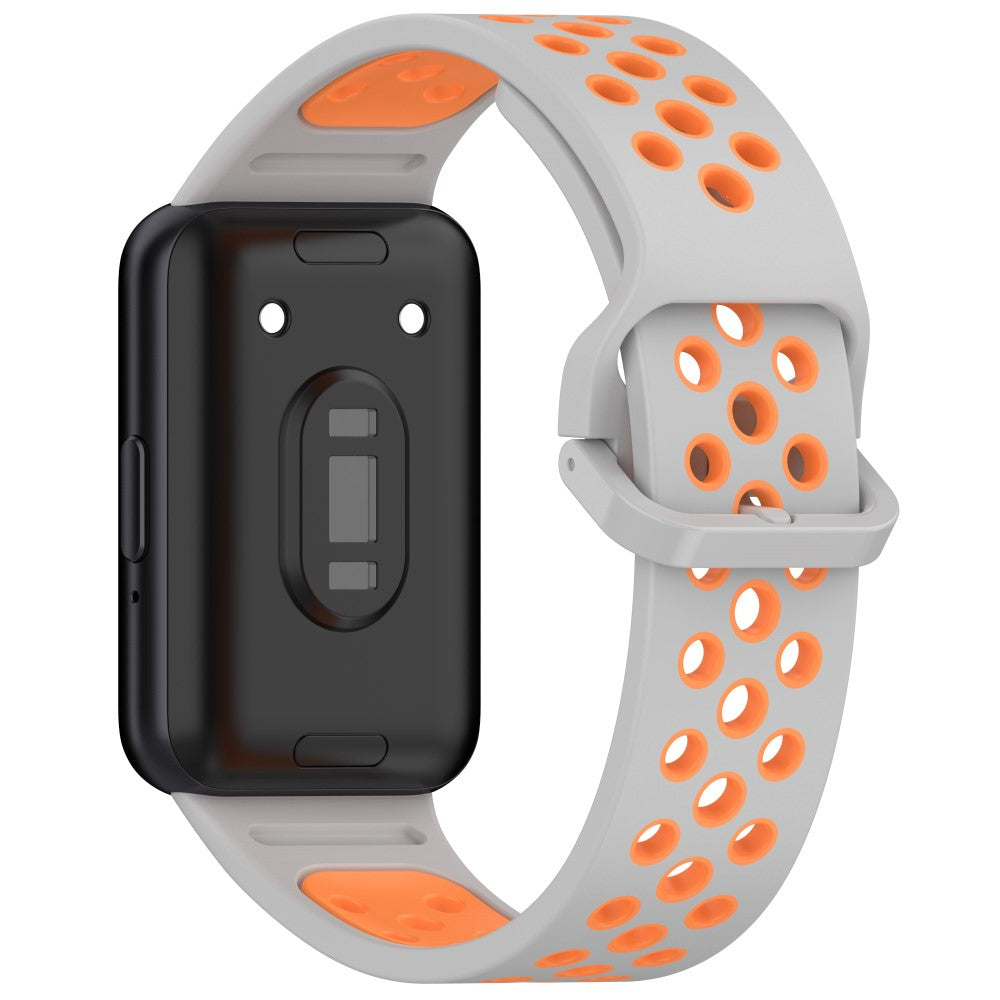 Super Stylish Samsung Galaxy Fit 3 Silicone Strap - Orange#serie_9