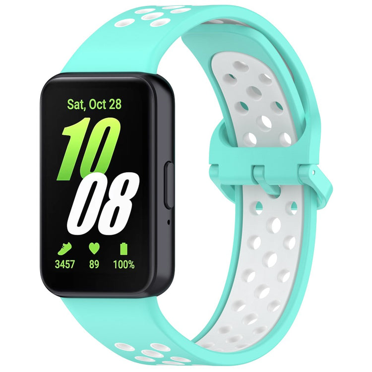 Super Stylish Samsung Galaxy Fit 3 Silicone Strap - Green#serie_10