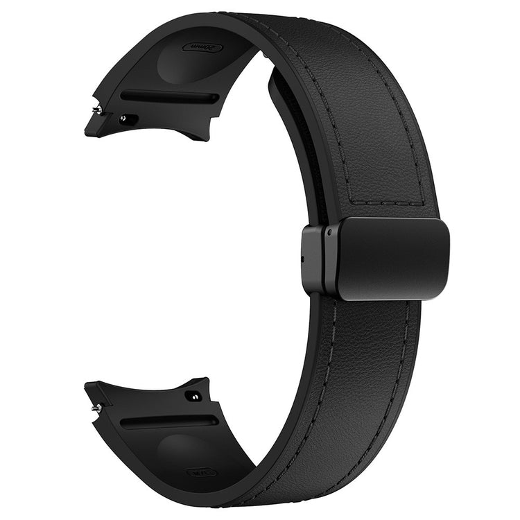 Very Durable Samsung Smartwatch Pu Leather Universel Strap - Black#serie_4