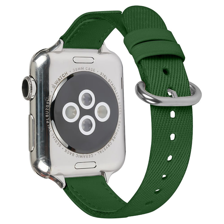 Nylon Braided Strap Apple Watch Series 9 8 7 41mm / 6 5 4 SE (2022) SE (2023) SE 40mm / 3 2 1 38mm Wrist band  - Army Green#serie_3