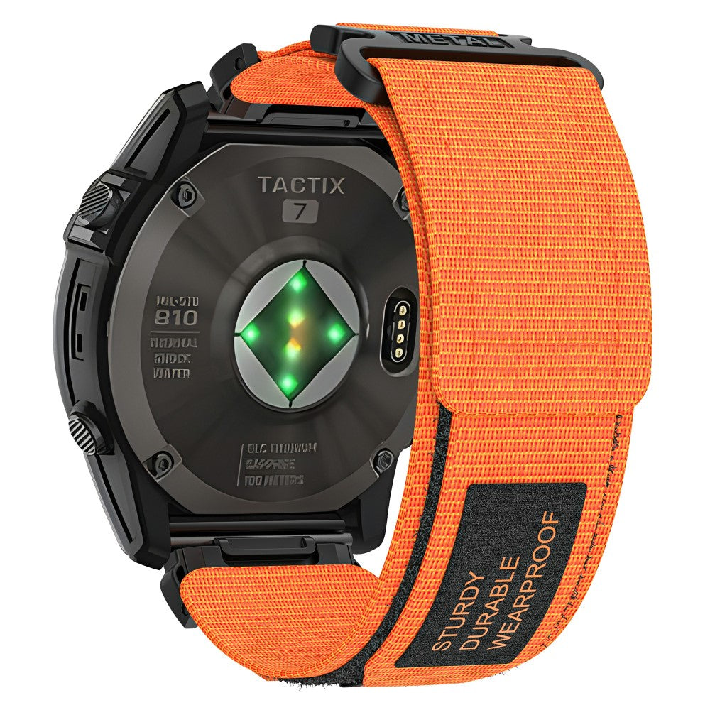 Garmin Fenix 7 / Forerunner 965 / 955 / 945 / 935 Watch band 22mm Rugged Nylon Sports Strap - Orange#serie_1