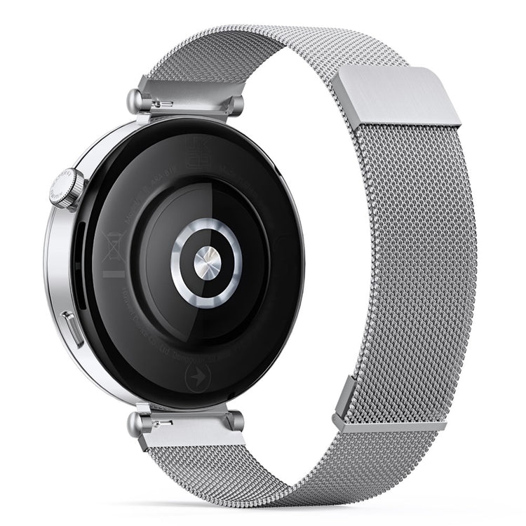 DUX DUCIS Huawei Watch GT 4 41mm Replacement band 18mm Milanese Magnetic Watch Strap - Silver#serie_3