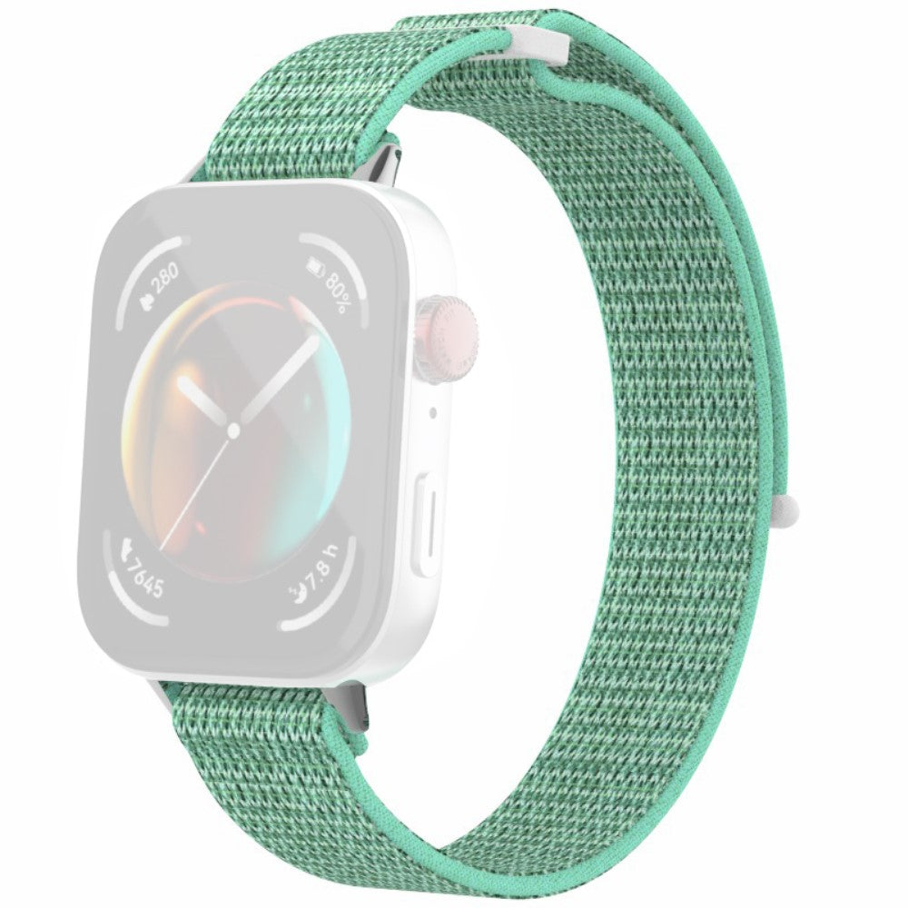 Huawei Watch Fit 3 Watch Strap Magic Tape Nylon Wrist band  - Light Green#serie_24