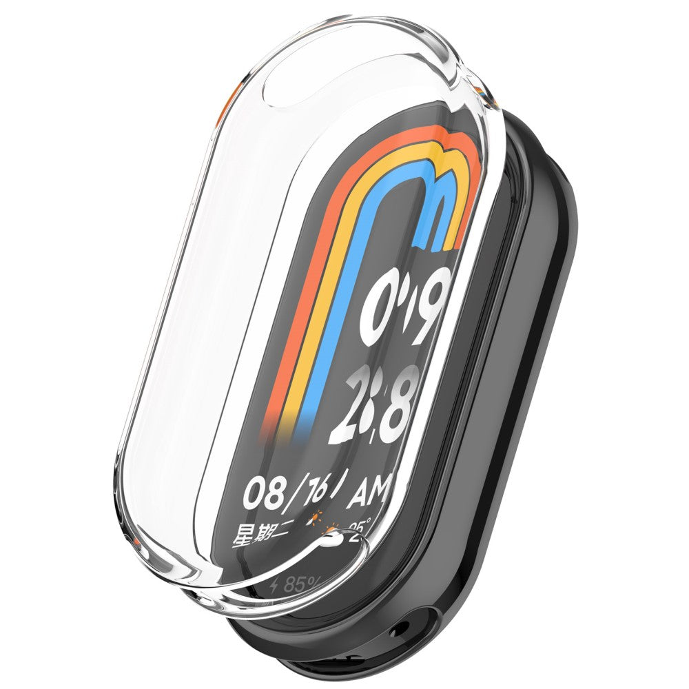 Xiaomi Mi Band 9 / 9 Full Protection Cover Scratch Resistant Flexible Watch Frame Case - Transparent#serie_1