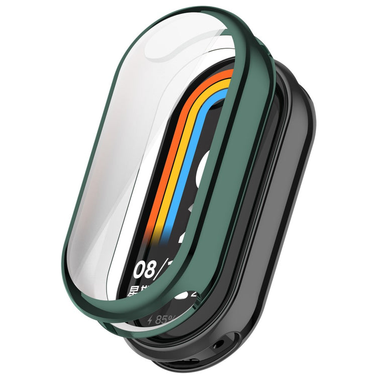 Xiaomi Smart Band 8 / Mi Band 9 / 9 NFC Electroplating Full Protection Cover Flexible Watch Frame Case - Green#serie_2