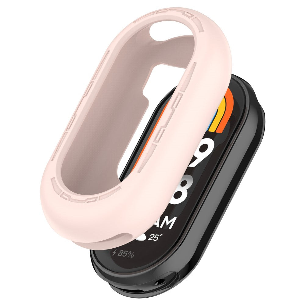 Xiaomi Mi Band 9 / 9 NFC Silicone Watch Case Anti-collision Protection Frame - Pink#serie_15