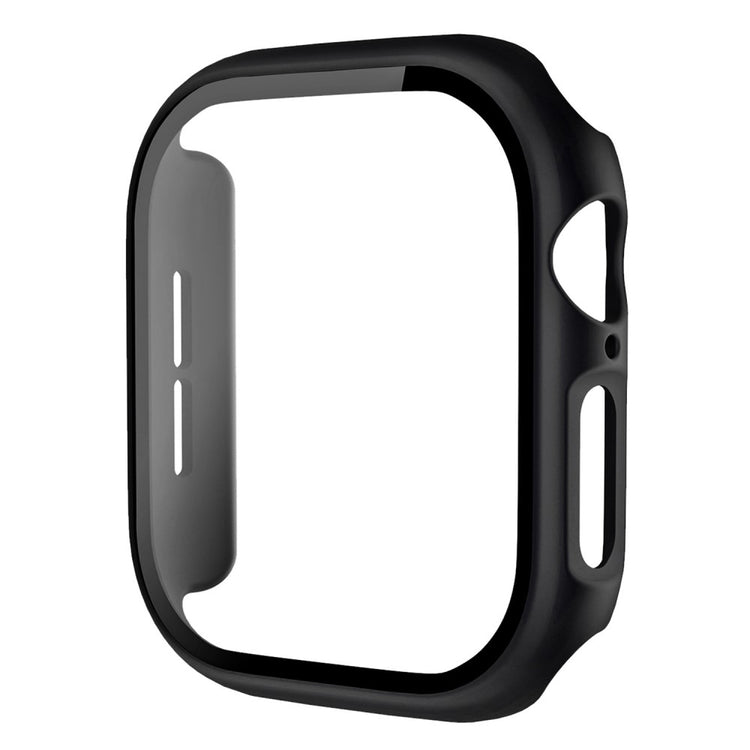 Apple Watch Series 10 42mm Protective Case All-Around Hard Bump Resistant Watch Cover with Tempered Glass Film - Black#serie_2