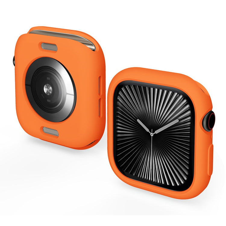 Apple Watch Series 10 42mm ENKAY HAT PRINCE Candy Color TPU Watch Case Shockproof Cover - Orange#serie_1