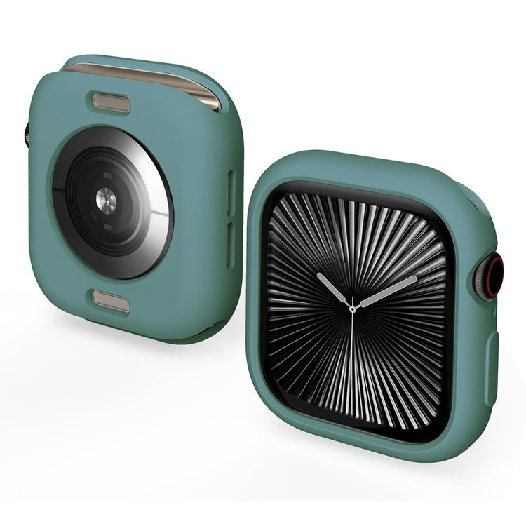 Apple Watch Series 10 42mm ENKAY HAT PRINCE Candy Color TPU Watch Case Shockproof Cover - Green#serie_3