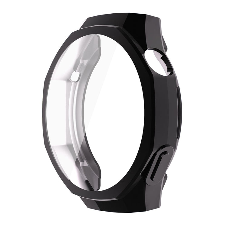 Huawei Watch GT 5 Pro 46mm ENKAY Hat-Prince TPU Watch Case Electroplating Watch Cover with Screen Protector - Black#serie_2