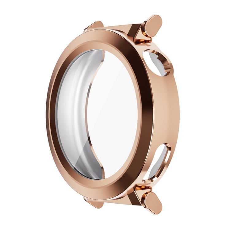 Huawei Watch GT 5 Pro 42mm ENKAY Hat-Prince TPU Watch Case Electroplating Watch Cover with Screen Protector - Rose Gold#serie_5